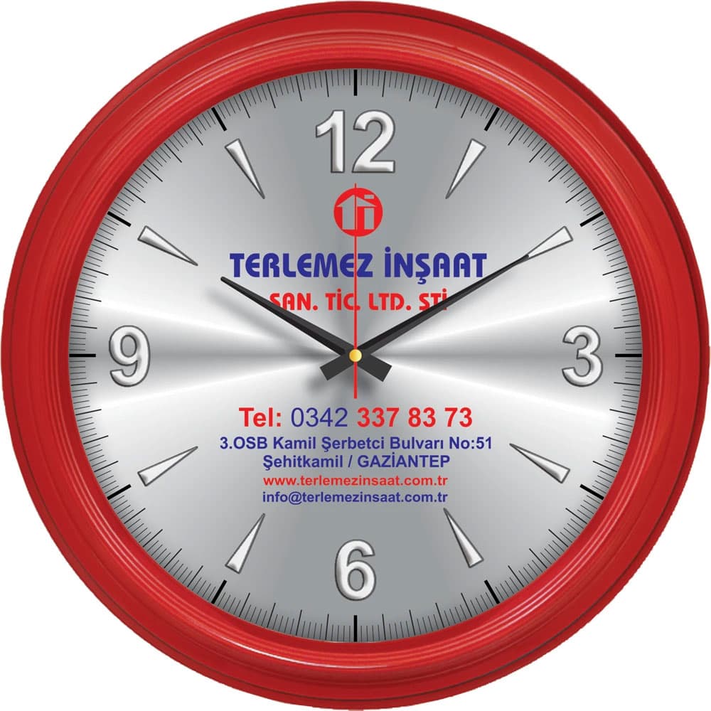 Plastik Duvar Saati