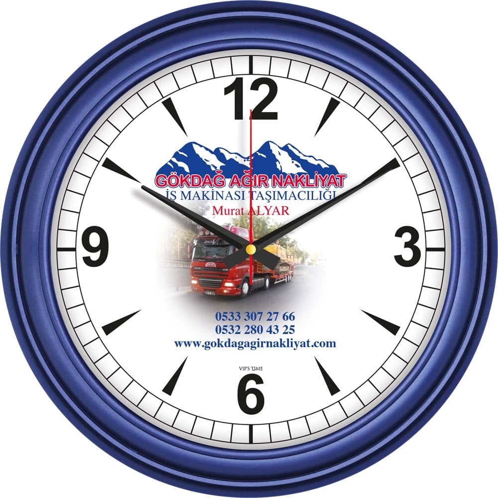 Plastik Duvar Saati