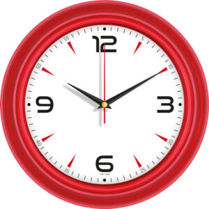 V30-527-K Plastik Duvar Saati